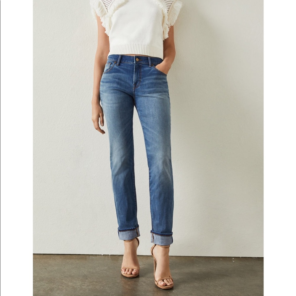 SALE**BCBGMAXAZRIA Straight Leg Boyfriend Jean